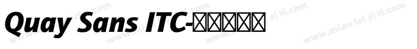 Quay Sans ITC字体转换